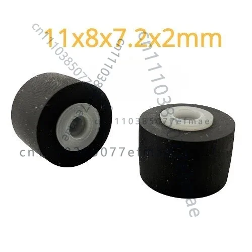 2pcs rubber pinch roller for cassette deck walkman tape recorder player