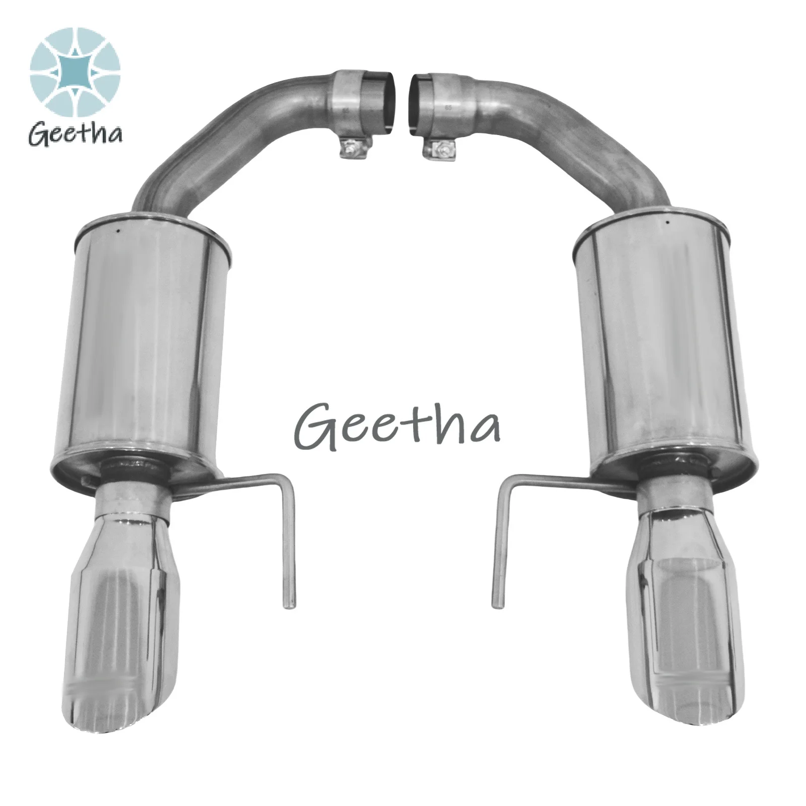 

Exhaust Pipe for Ford Mustang 2.3T Stainless Steel Silver High Quality Performance Cat Back Exhaust System