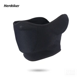 New Motorcycle Cycling Mask Windproof Ear Motorcycle Bicycle Mask Motorcycle Warm Half Face Mask Black Balaclava