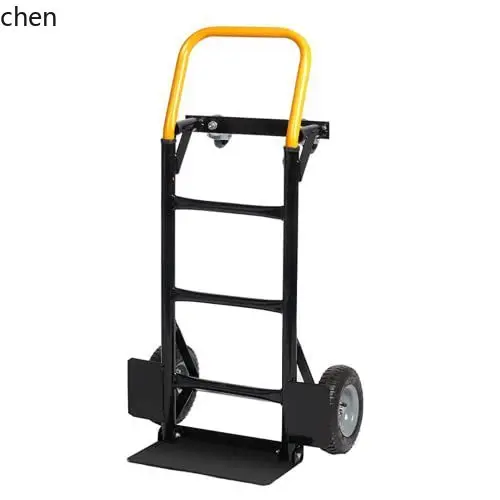 Hxl detachable steel outdoor utility four-wheel garden hand trolley