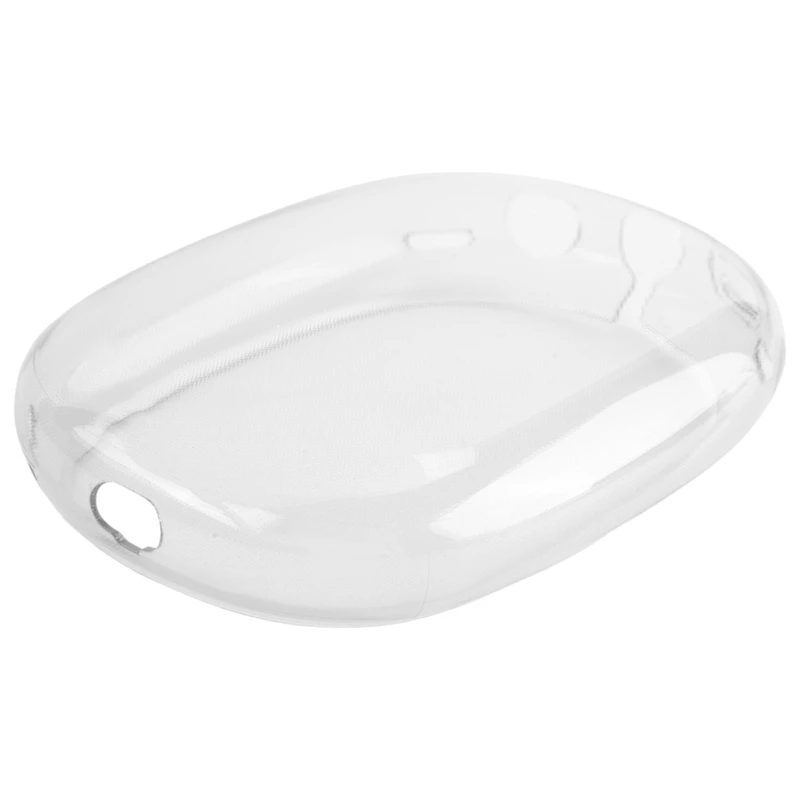 RISE-2Pcs Soft Anti-Scratch Transparent Cover For  Max TPU Wireless Shockproof Headphones Case Sleeve