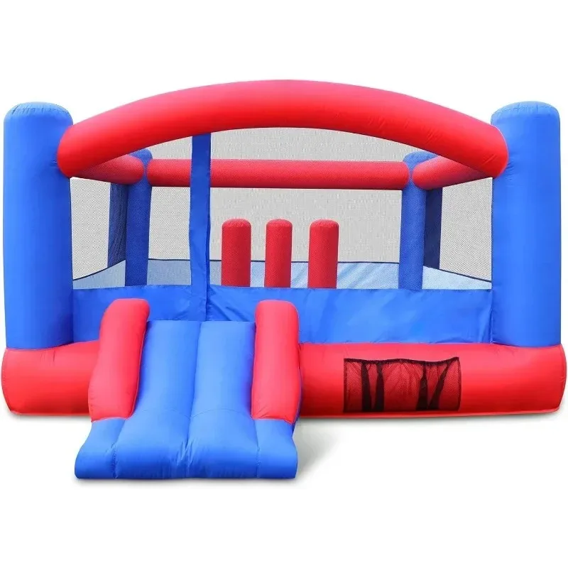 

Sunny & Fun Inflatable Bounce House Blow-Up Jump Bouncy Castle for Kids Easy Set Up for Hours of Backyard Play Party Fun