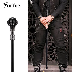 Black Crystal Ball Steampunk Walking Cane Gentleman Fashion Walking Stick Women Party Decorative Walking Stick Crosier Knob 93cm