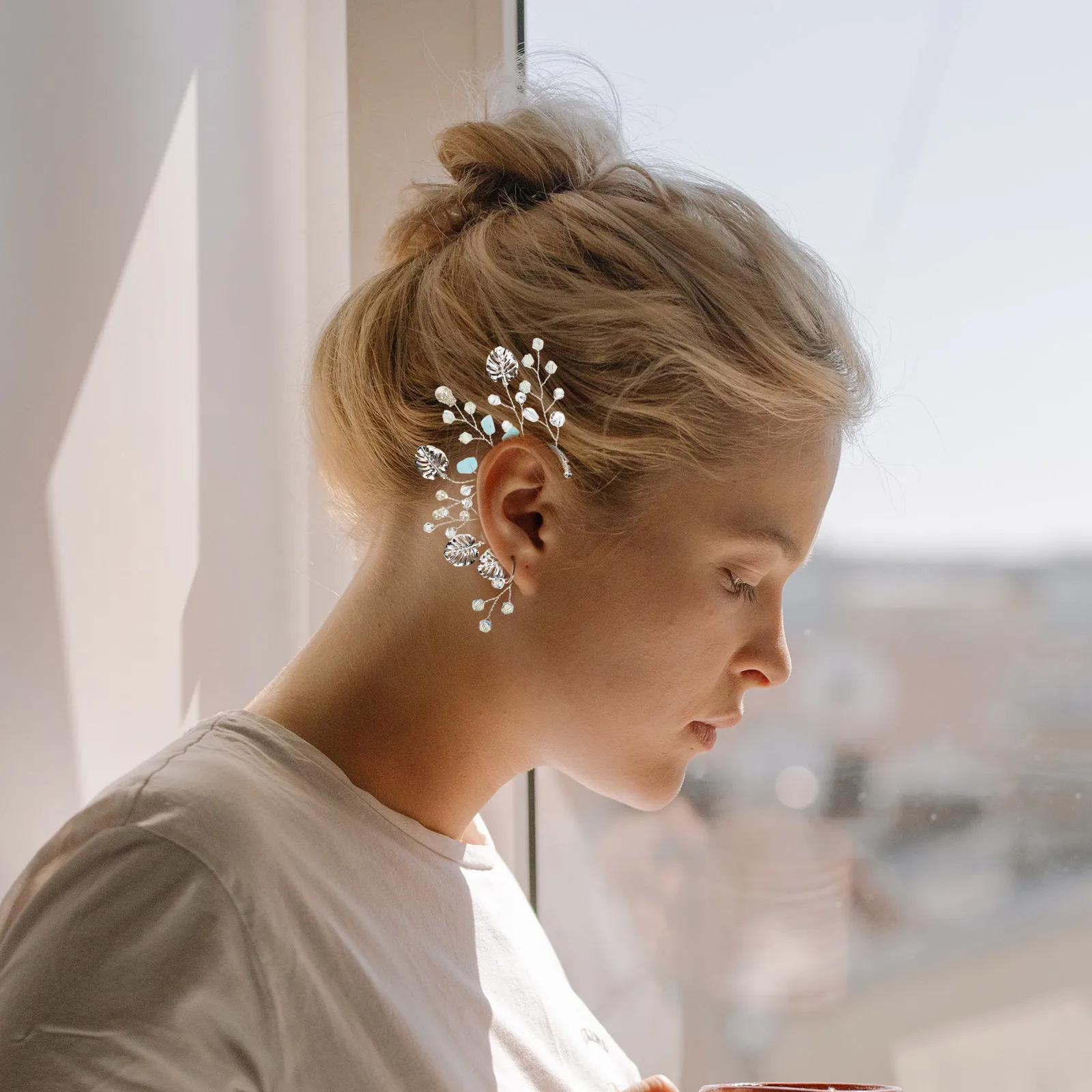 

Light Luxury Ear Cuffs for Women Dainty Earrings Jewelry Fashion Chunky Cuff Accessories Costume Party Bridal Gift Earring Clips