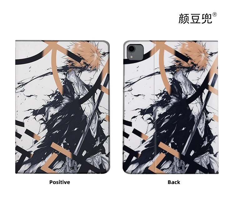 Bleach Anime Kurosaki Ichig Anim для iPad Air 4 5 Mini 5 6, роскошный силиконовый чехол для Pro 12,9 11, iPad 10th Protective Shell Pro13