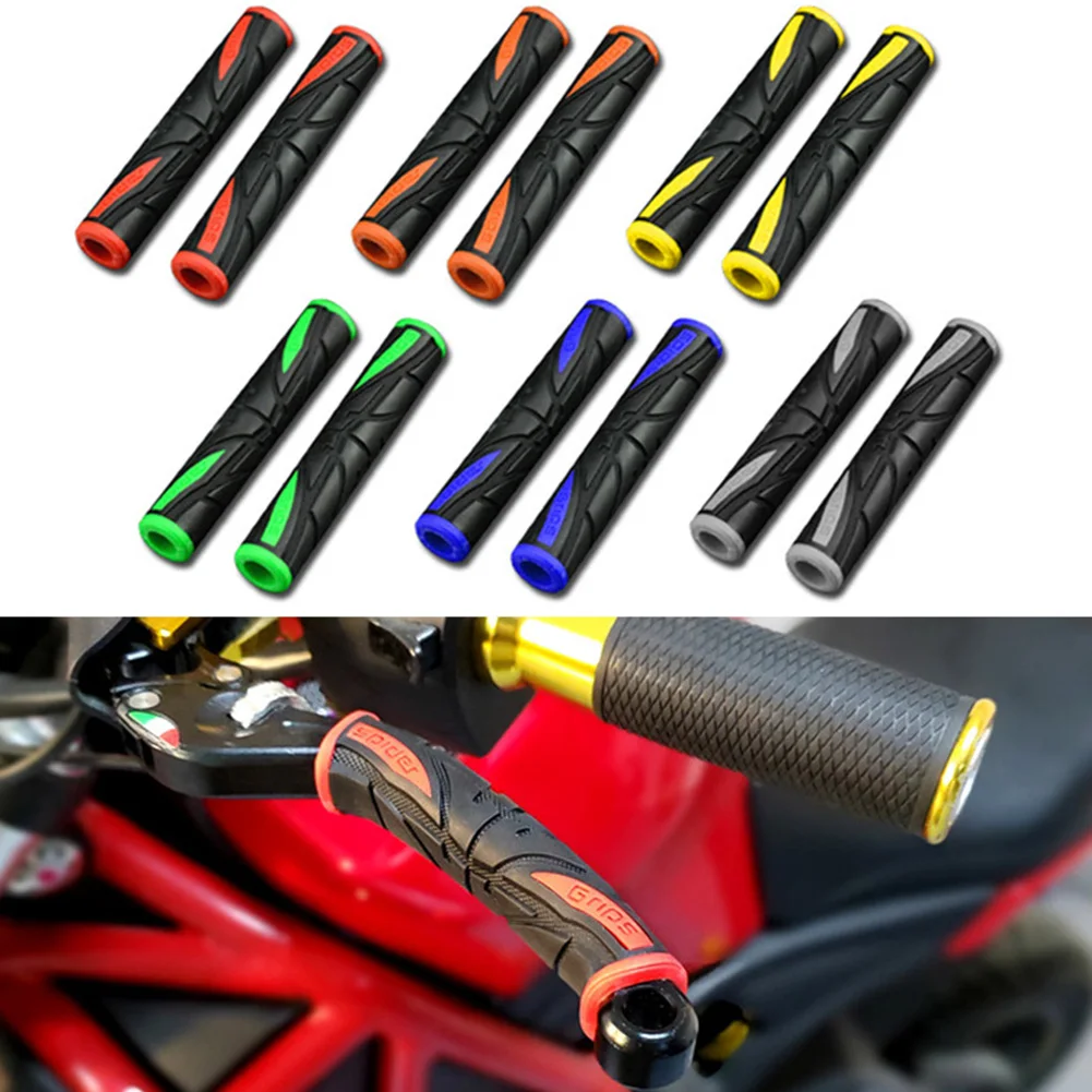 

Universal Motorcycle Handle Soft Non-Slip Brake Lever Grip Protector Handlebar Cover for Moto Grips Pit Bike Handle Bars ﻿