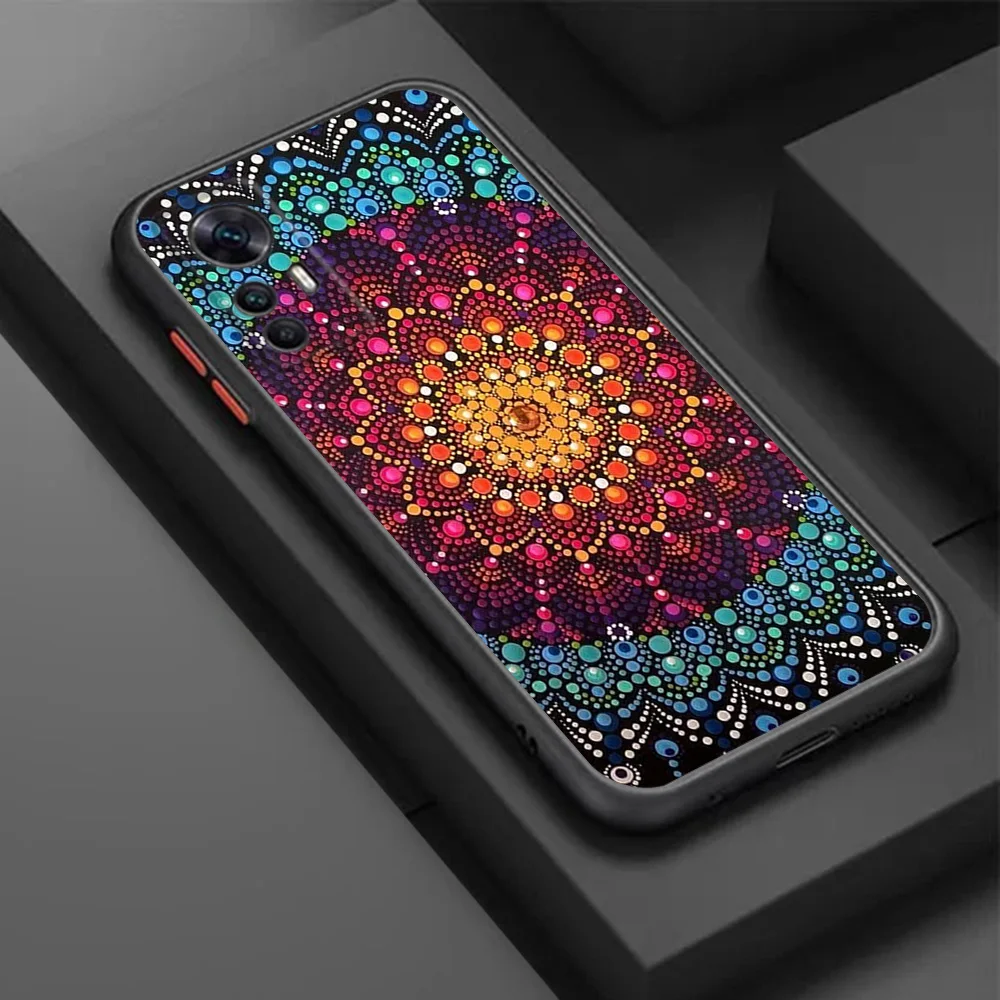 Чехол для телефона Xiaomi 10t Redmi Note 9 10 Pro 9t 9a 9c 10a 10c 9s 10s 8 7 8t Note10 9i Будда Мандала Черный полупрозрачный чехол