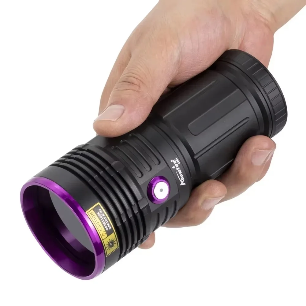 Convoy Powerful UV Flashlight 365nm 80W Ultra Violets Ultraviolet Torch for Pet Moss Detector Cat Dog Stains Bed Bug Moldy Food