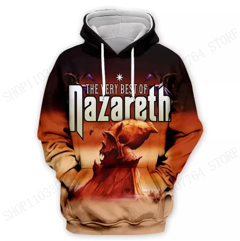 Rock Band Nazareth 3d Print Hoodie Men Women Fashion Hip Hop Tracksuit Pullover Hoodie Sweatshirt Men Clothes Moletom Masculino