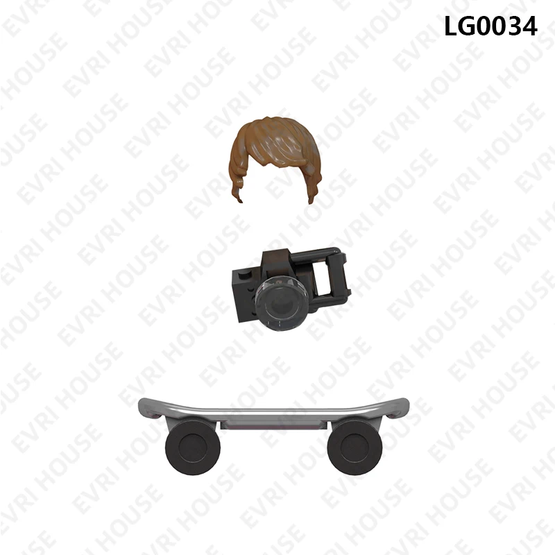 Série télévisée Mini bloc de construction poupée briques figurines d'action assemblage jouets pour enfants LG1005