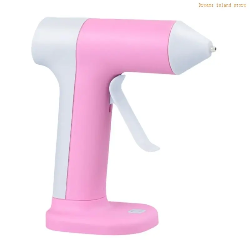 Rechargeable Small Cordless Glues Guns 2000mAh Battery Quick Heating Nozzle Design for Crafting and Home Repairs HX6C