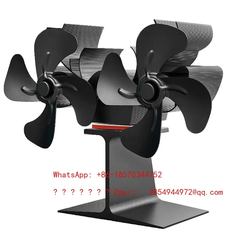 

Термоэнергетический вентилятор для палатки, маленький тепловентилятор для печи, дровяной обогреватель, вентилятор с двойной циркуляцией тепла