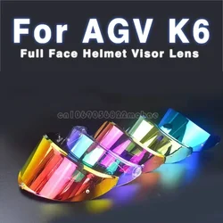 Helmet Visor For AGV Motorcycle Helmets Night Vision Visor Lens Case For AGV K6 Helmet Lens Windshield Motorcycle Accessories