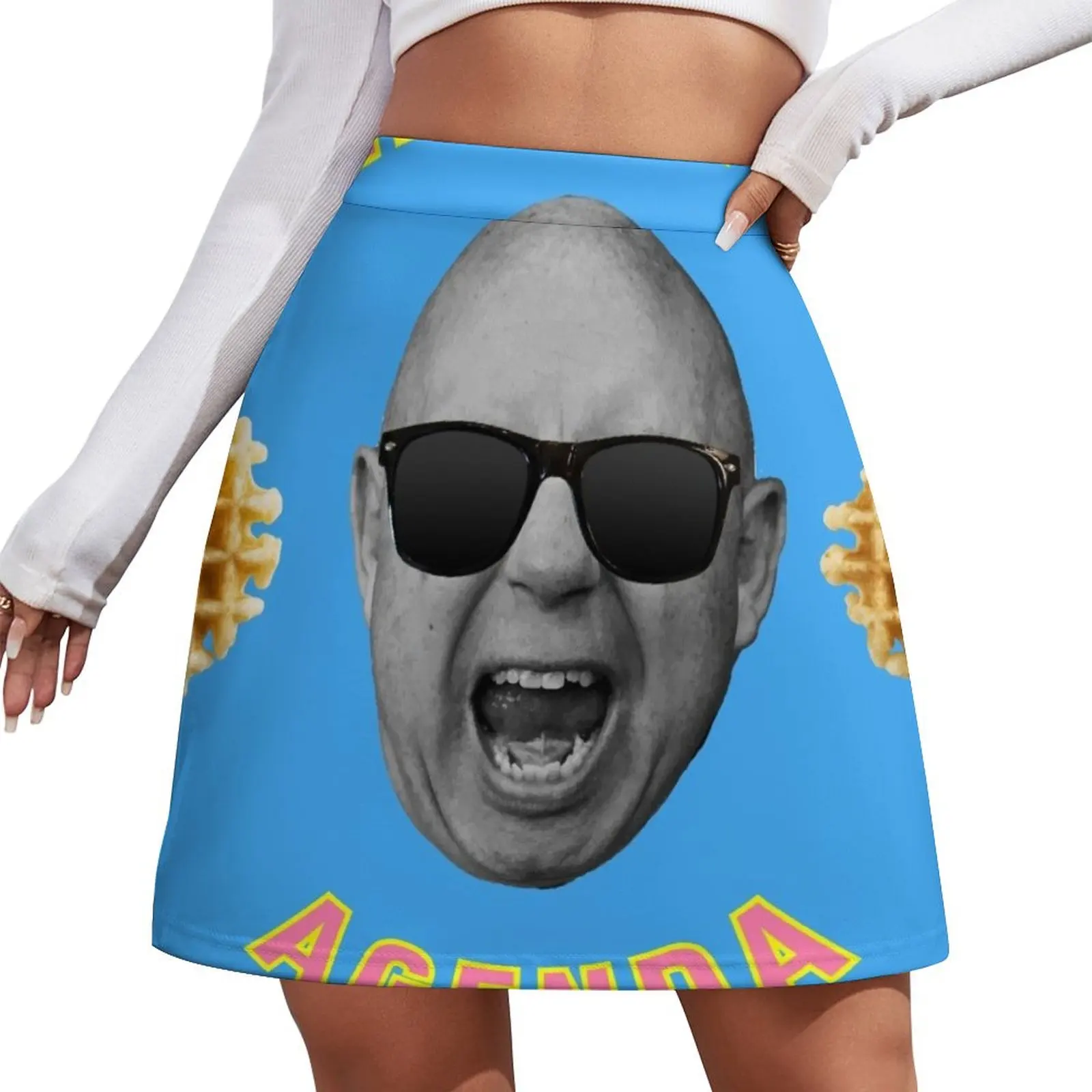 

Waffle Agenda Logo Mini Skirt Short skirts Women skirt women's stylish skirts