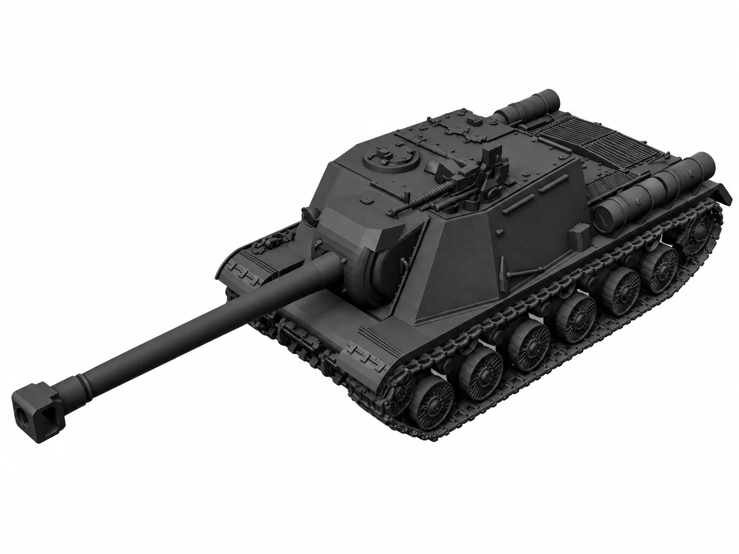 Model Kit Tank - SSMODEL1/72/ 1/100 1/144 1/200 Multi-Scale ISU-130