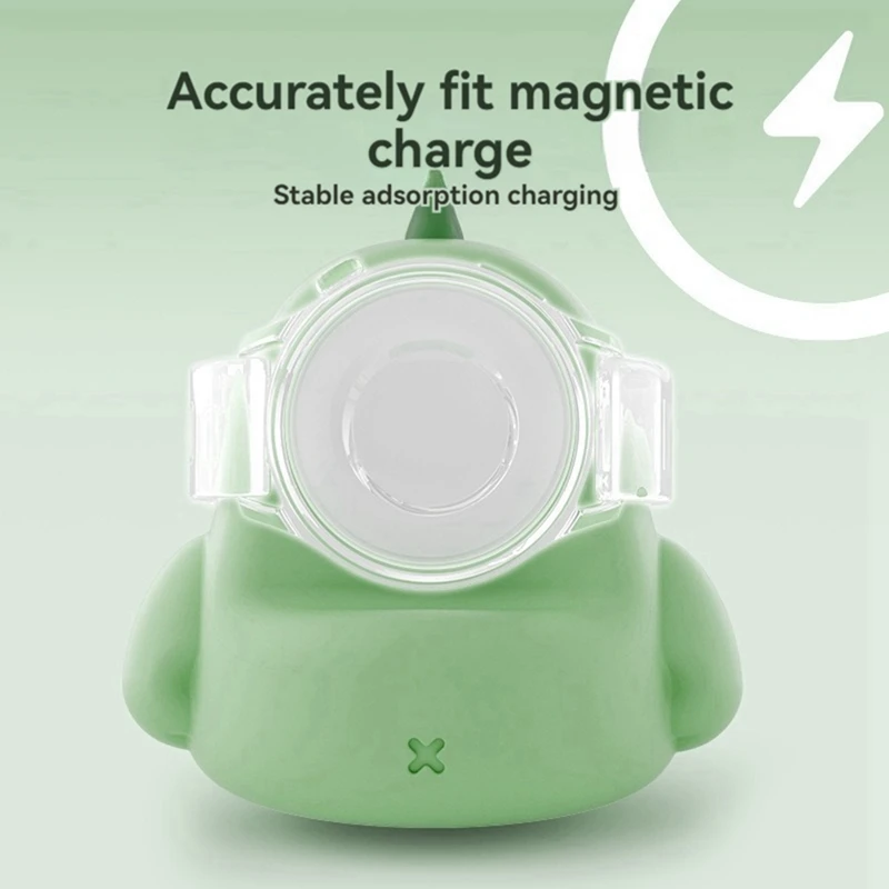 XB-Watch Stand Watch Charging Base Suitable For Huawei Watch3/Pro Wireless Charging Stand Cartoon Dinosaur Base