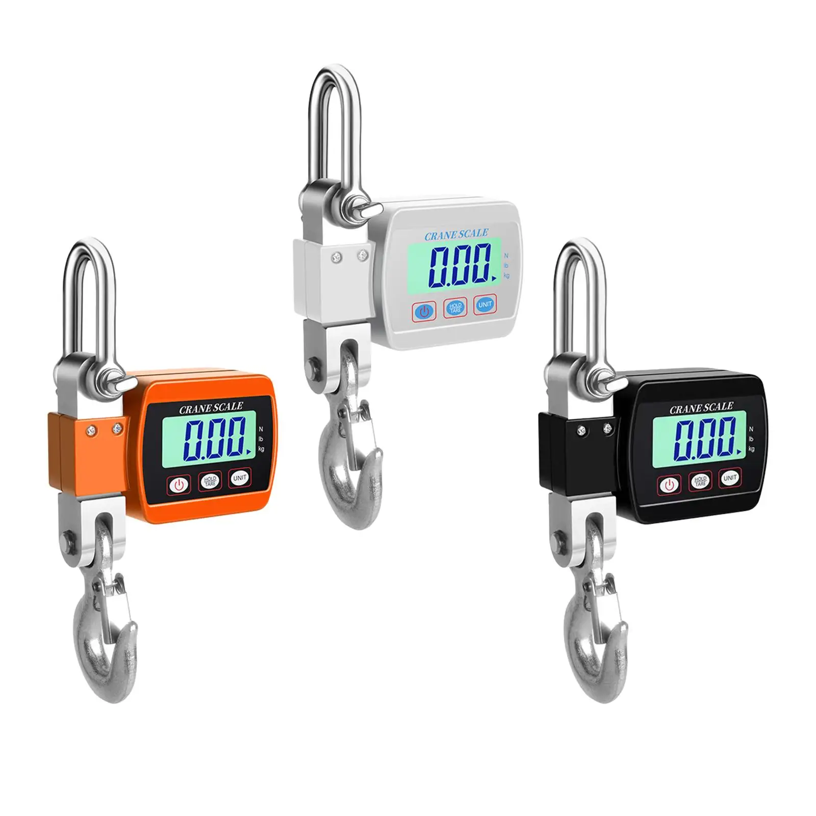 

Промышленные цифровые крановые весы, ЖК-экран 1000 фунтов, 3 отделения, смена для ферм, фермерских работ, прочный алюминиевый корпус, многоцелевой