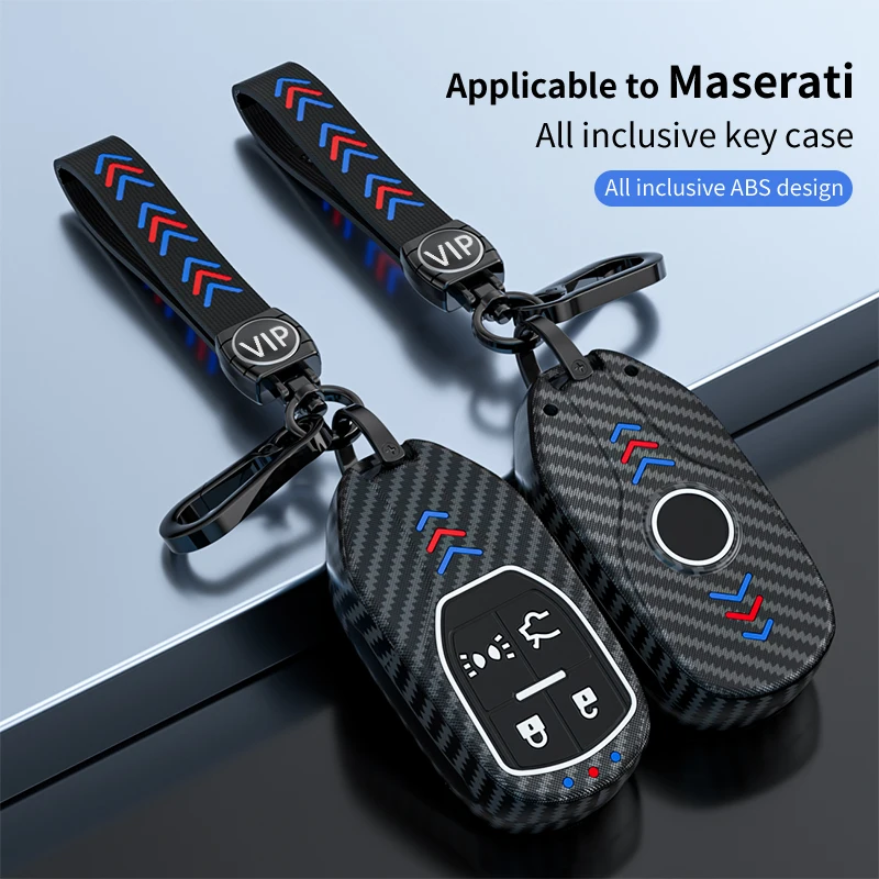 

Car Key Cover Case for Maserati President Ghibli Levante Quattroporte GT Granturismo Coolest Gran Cabrio Keychain Accessories