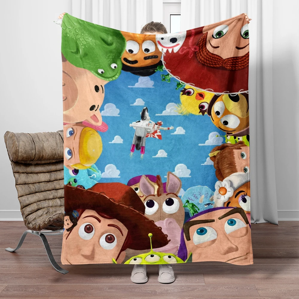 Toy Story the hottest anime Cartoon Blanket. Seasonal blankets. Used for sofas, beds, living rooms, travel picnics,  blankets,