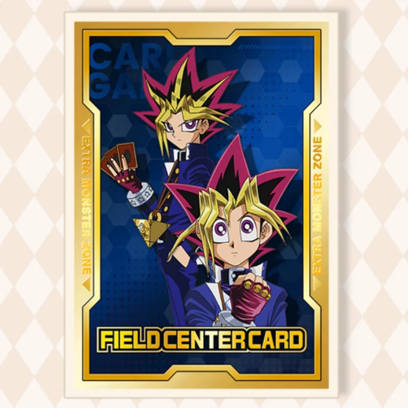 Yu-gi-oh-tarjeta de Metal Seto Kaiba Atem, juguete de acción de la serie Central chapada Diy, colección de juegos de Anime, Jockey Wheeler, Marik ISTAR