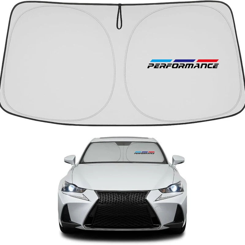 

Car Front Windshield sun visor Sunshade Protective Cover For BMW M Performance E46 E90 E60 F10 F30 E39 E36 F20 E87 G30 E92 E91