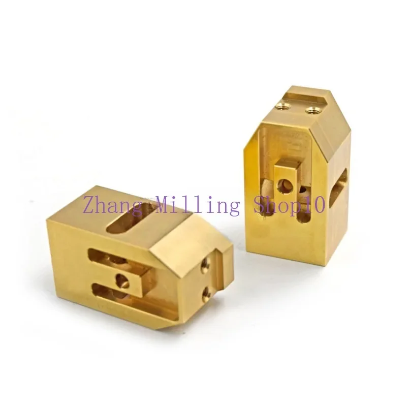 EDM Part MV Power Feed Holder Brass X197B296H02 22.5*25*45mm for Mitsubishi-DWC DWC-MV Service Wire Cut EDM Machine