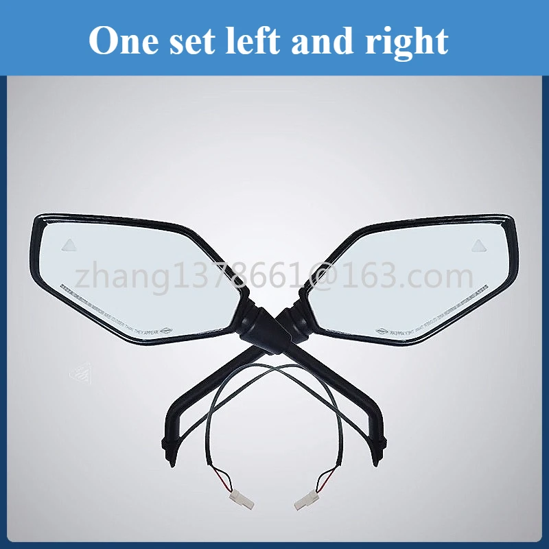 

For VOGE Motorcycle Accessories LX350T-5C SR4 2023 Year Style Left and Right Rearview Mirrors with Radar Warning Light -in Stock