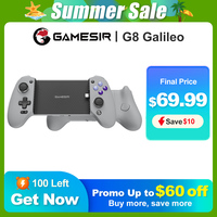 GameSir G8 Galileo Type C Mobile Controller Gamepad for iPhone 15 Series and Android with PS, G-Touch, Android 3 Modes to Switch