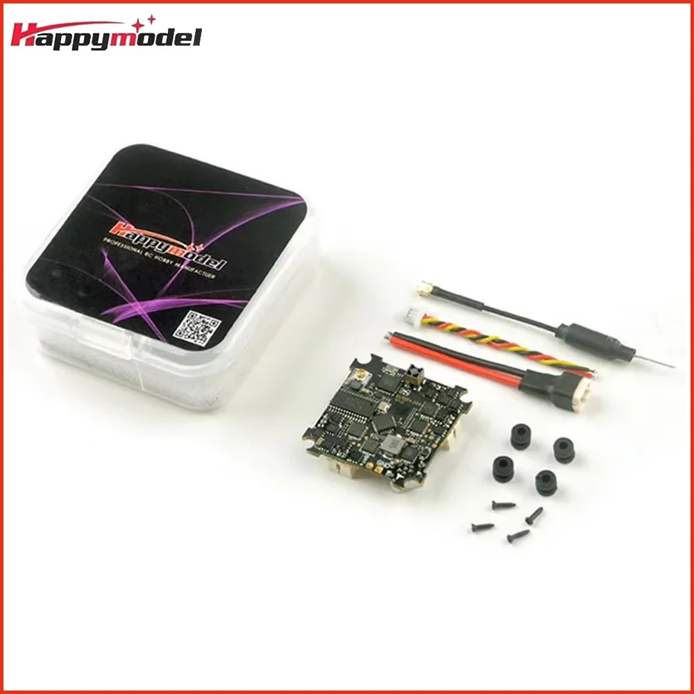 Happymodel Elrs F4 2g4 Aio 5in1 Flight Controller SPI 2.4GHz ExpressLRS Receiver 5.8G VTX For Tiny Whoop Freestyle Drone Parts