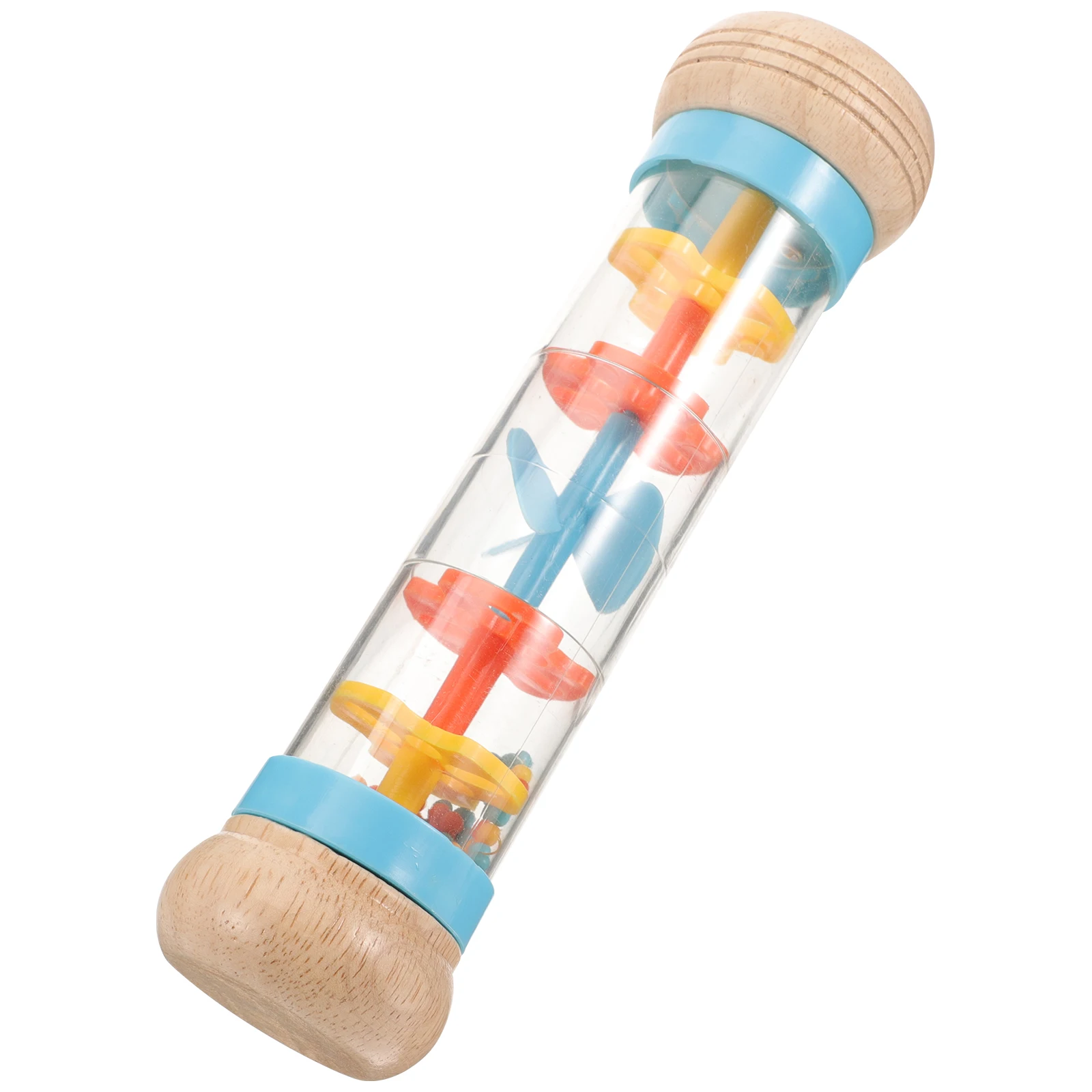 

Rain Sound Instrument Teaching Aids Baby Stick Maker Toy Musical Rainbow Rainstick Sound Plaything Safe Durable