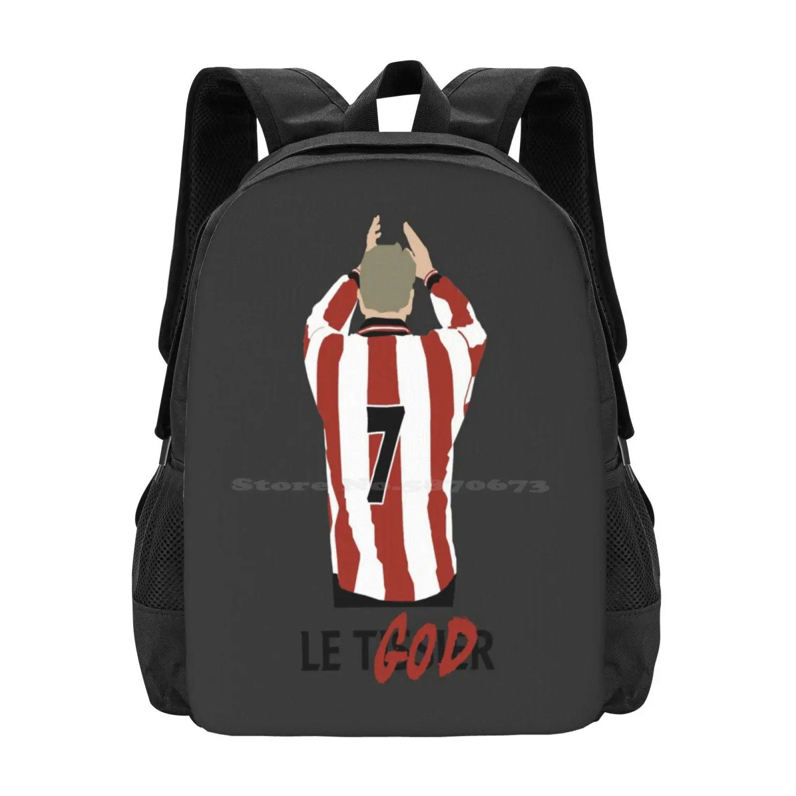 Le Tissier School Bag Big Capacity Backpack Laptop Le Tissier Southampton Saints Fc Premier Football Soton We March On England