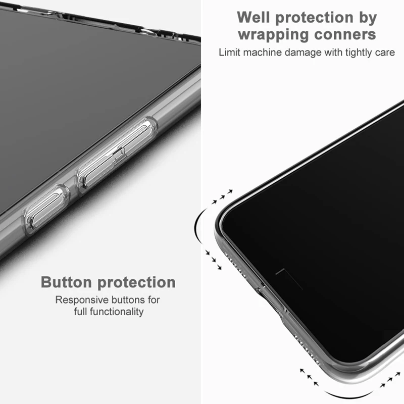Klare TPU-Silikon-Telefonhülle für Xiaomi POCO X4 Pro X5 M3 M4 Pro M5s X3 GT 5G C40 C55 Klare weiche Hülle – Detail 6