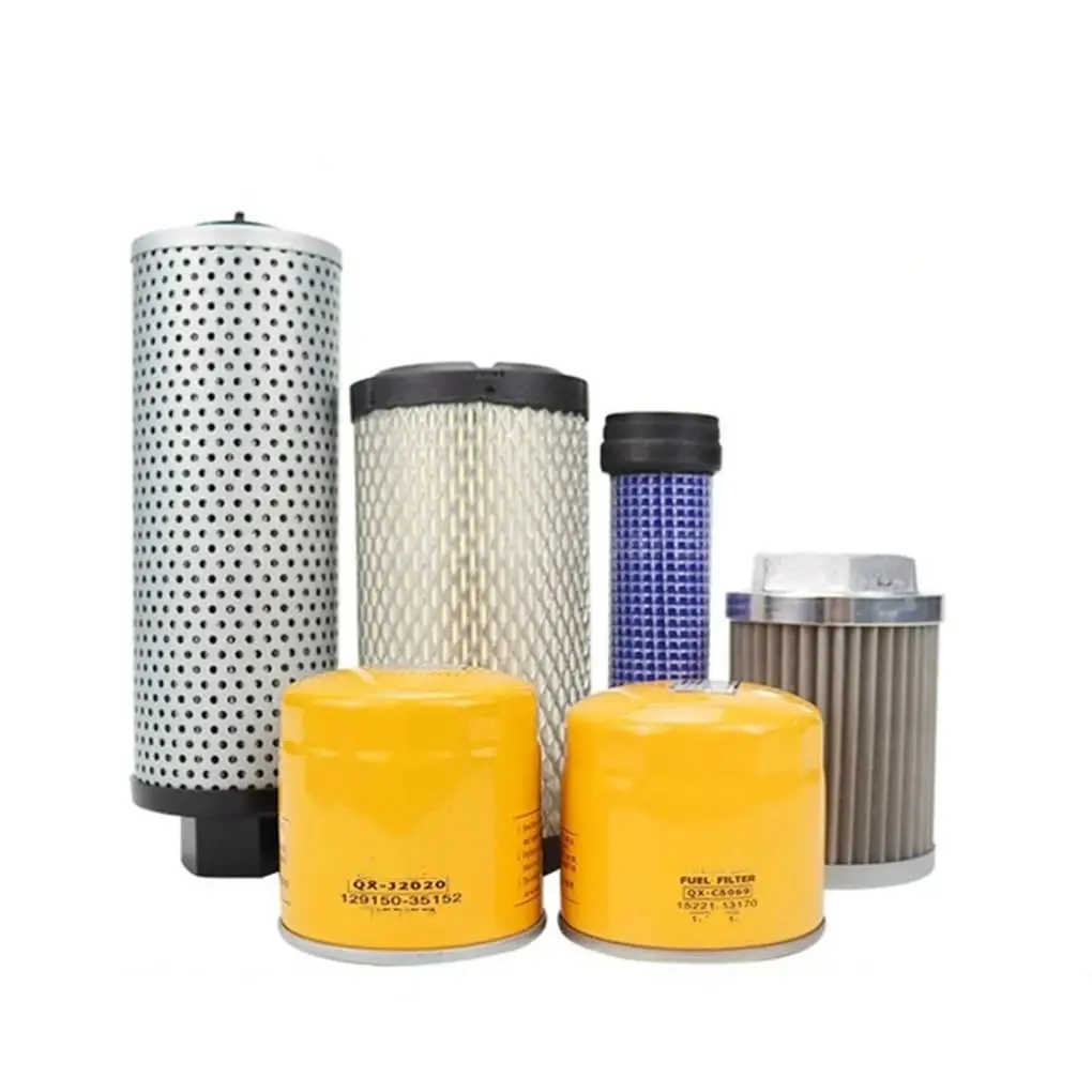 Filter For Lonking LG6016 LG16 LG18 LG20G4 National IV Engine Oil Diesel Air Hydraulic Return Oil Filter for Mini Excavator
