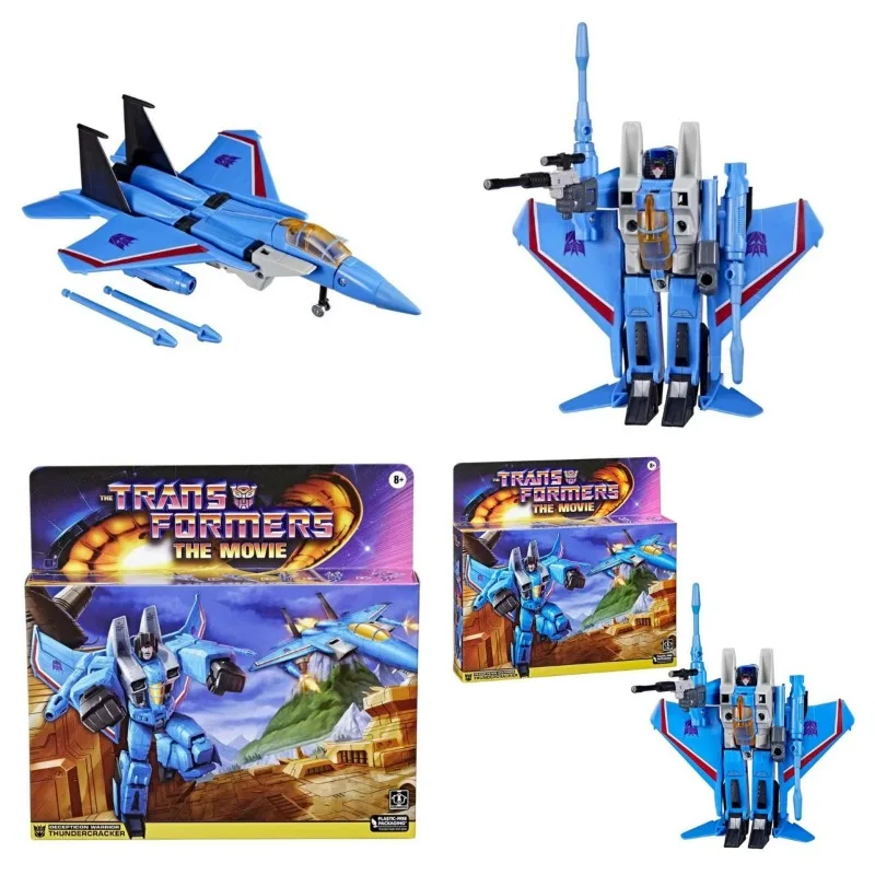 

Anime Takara Tomy Hasbro Transformers Retro TF1986 Movie G1 Thundercracker Walmart Action Figure Collection Ornaments Toys