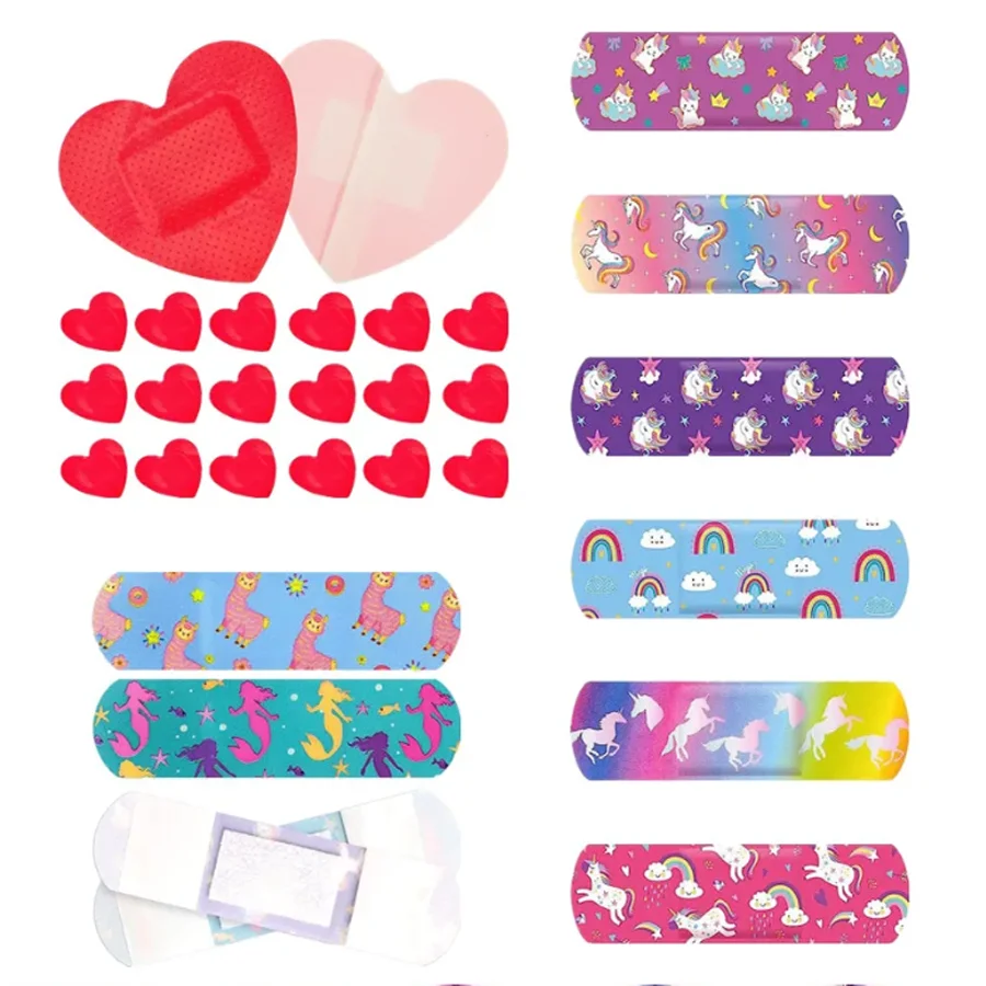 Cartoon Band Aid for Kids Adults Wound Dressing Plasters Tape for First Aid Strips Patch Waterproof Adhesive Bandages Woundplast