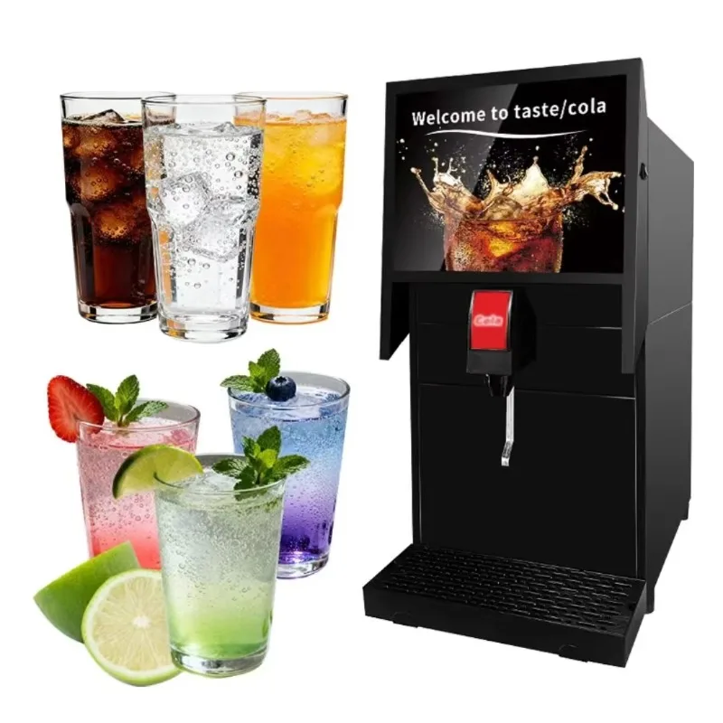 Mixed carbonated beverage machine, refrigerated soda machine, commercial-grade desktop