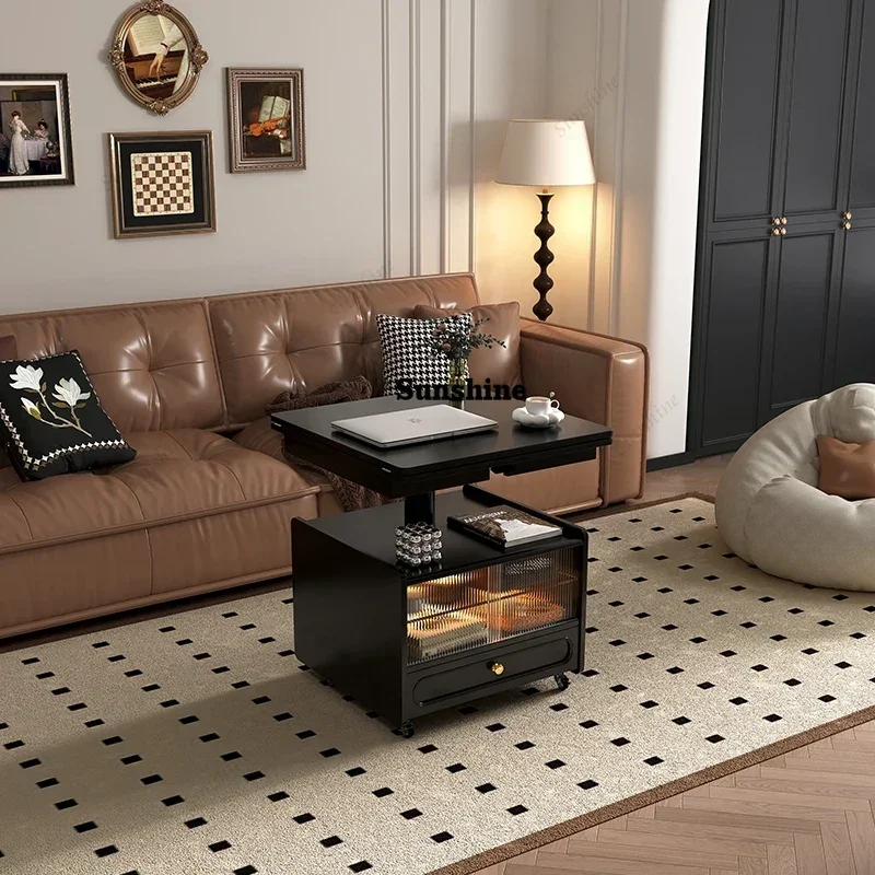 

TDEuropean Elegant Coffee Table Simple Modern Beauty Trendy Side Table Exquisite Glamour Mesa De Centro Sala Living Room Furnitu