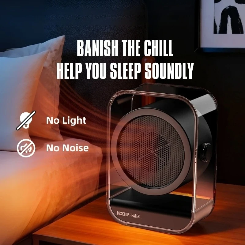 High appearance value PTC Ceramic Quick Heating Desktop Heater Fan-For Home & Office Use, Portable Winter Heating Appliance