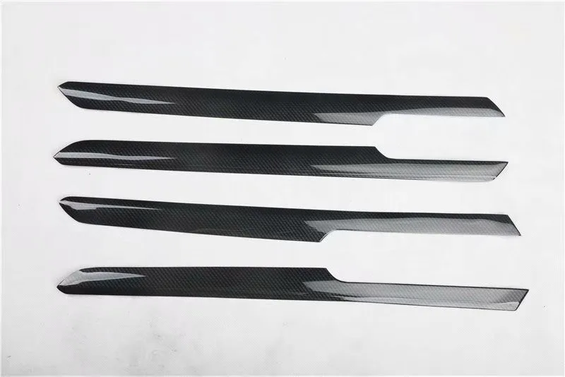 4pcs/lot Car stickers ABS Carbon Fiber Grain Interior Door Shake Handshandle Cover for 2016-2018 VW Volkswagen Passat B8 Sedan