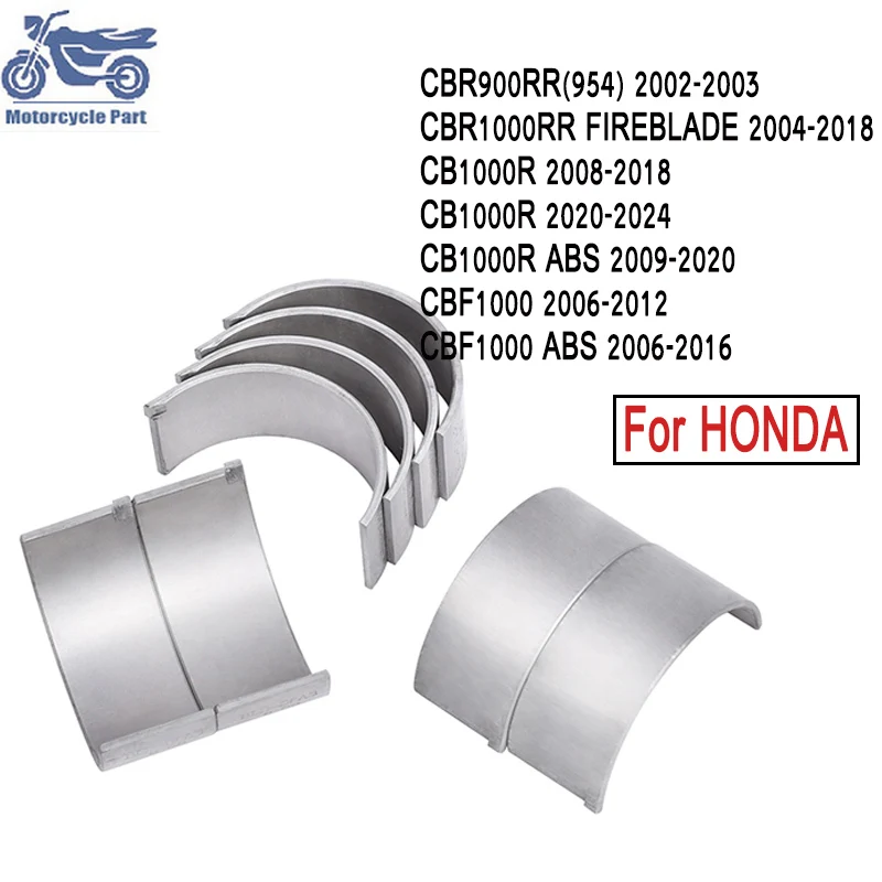 

8pcs/set Motorcycle STD ~ +100 Connecting Rod Bearing For Honda CBR900 954 CBR1000RR Fireblade CB1000R 20-24 CB1000R ABS 09-2020