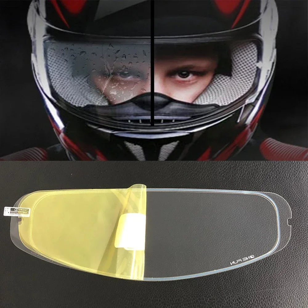 Motorcycle Helmet Visor Anti Fog Film Moto Helmet kamui 3 Visor Helmets Lens Film for OGK Kabuto kamui 3 / rmla / shuma series