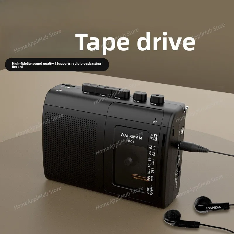 6501 Tape Player Vintage Walkman Single Cassette Tape Recorder