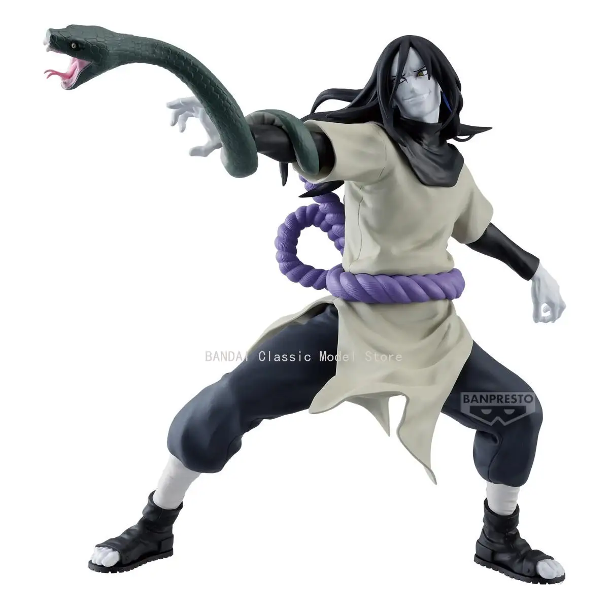 Especial en Stock Original Bandai Banpresto Naruto Orochimaru Tsunade Jiraiya figura Anime modelo en caja genuina