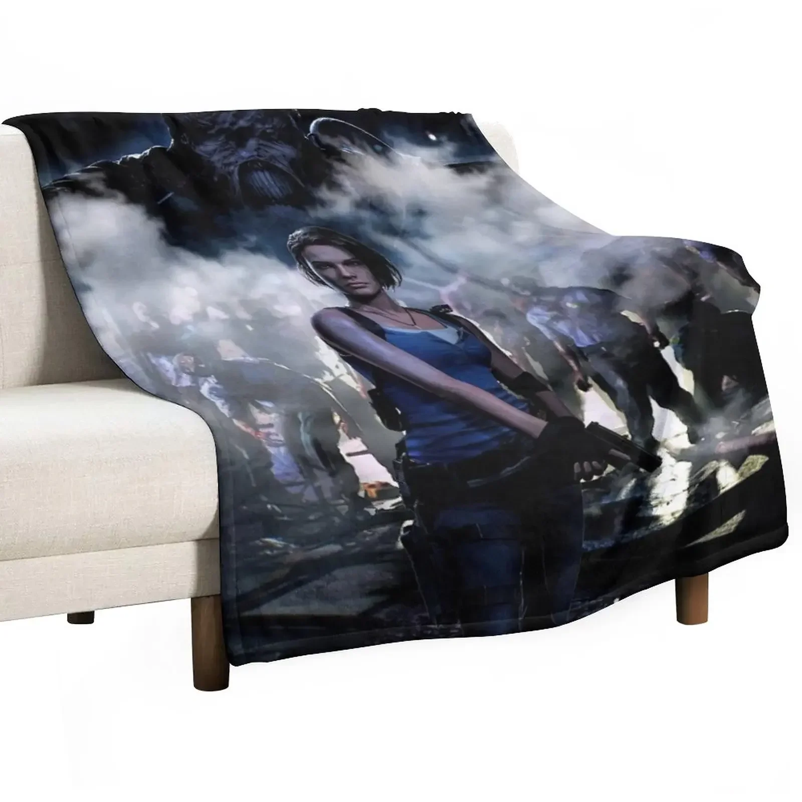 

Jill sexy girl Throw Blanket For Decorative Sofa Baby Blankets