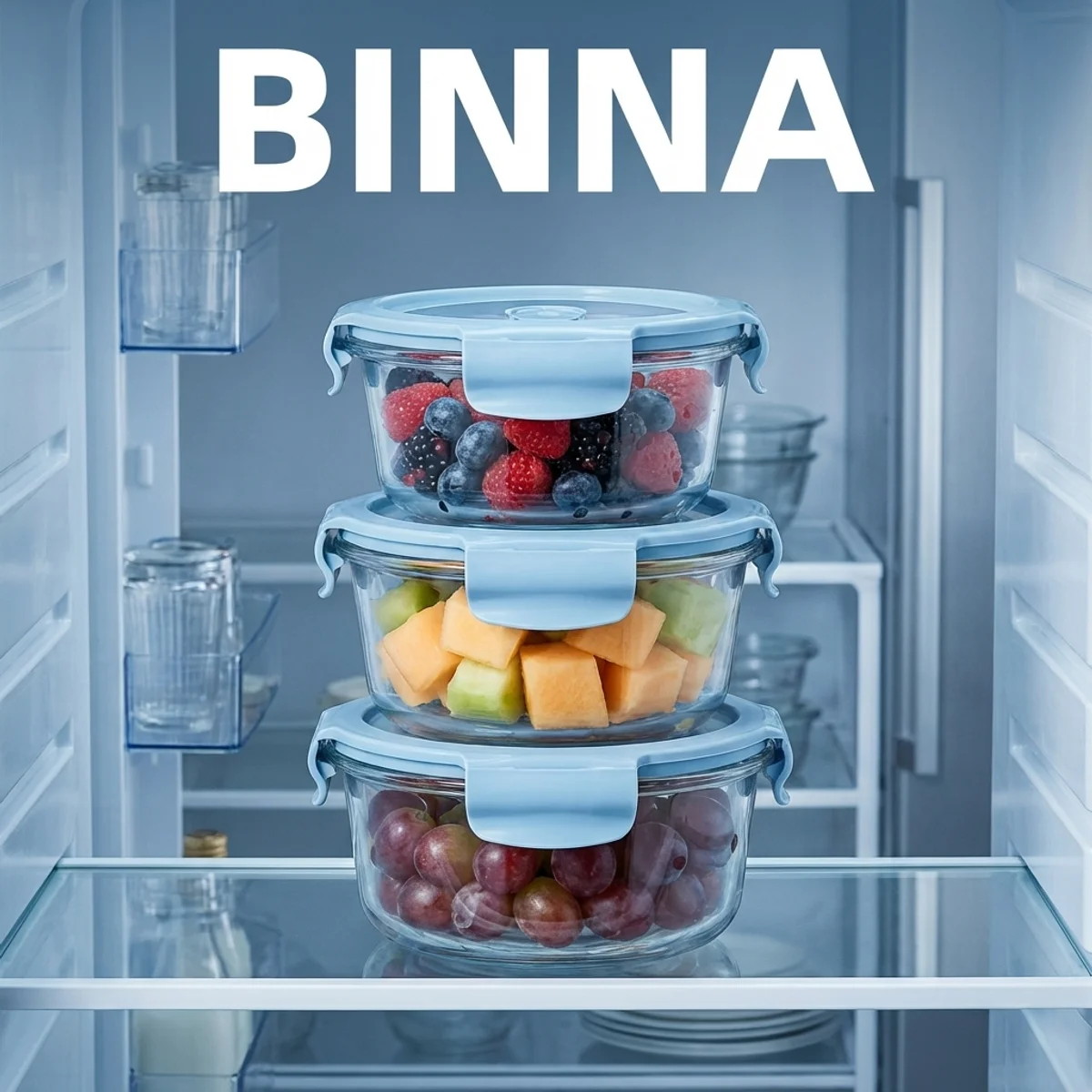 Rock Blue Round Glass Food Sto - Food Storage Safe review and price