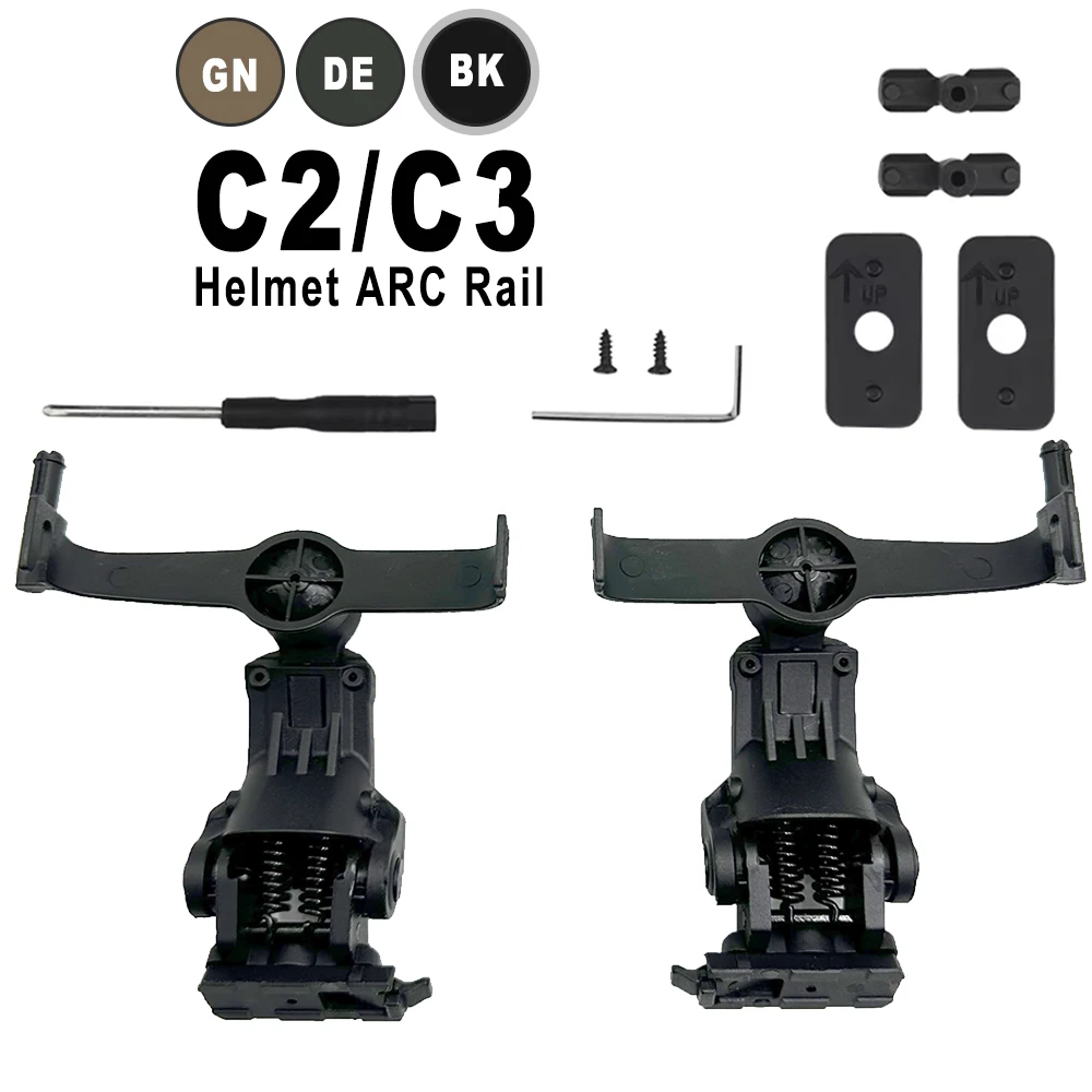 Tactical Helmet OPS CORE ARC/Wendy M-LOK Rail Adapter Helmet Mount Suitable for COMTAC III Shooting Headset Accessories