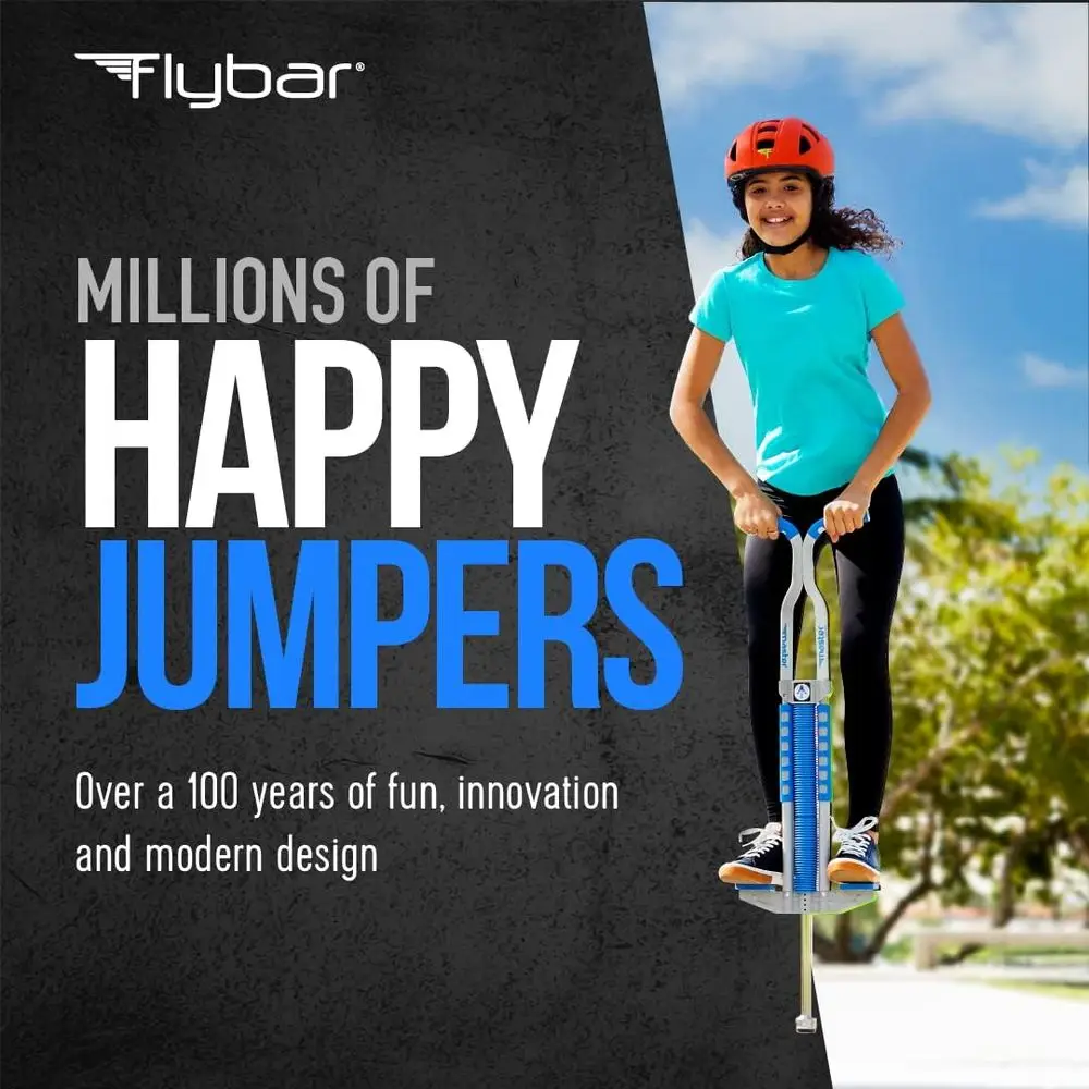 Flybar Master Pogo Stick para niños mayores de 9 años, 80 a 160 libras – Asas de fácil agarre – Juguete de ejercicio activo para Tweens y adolescentes – Juguete al aire libre