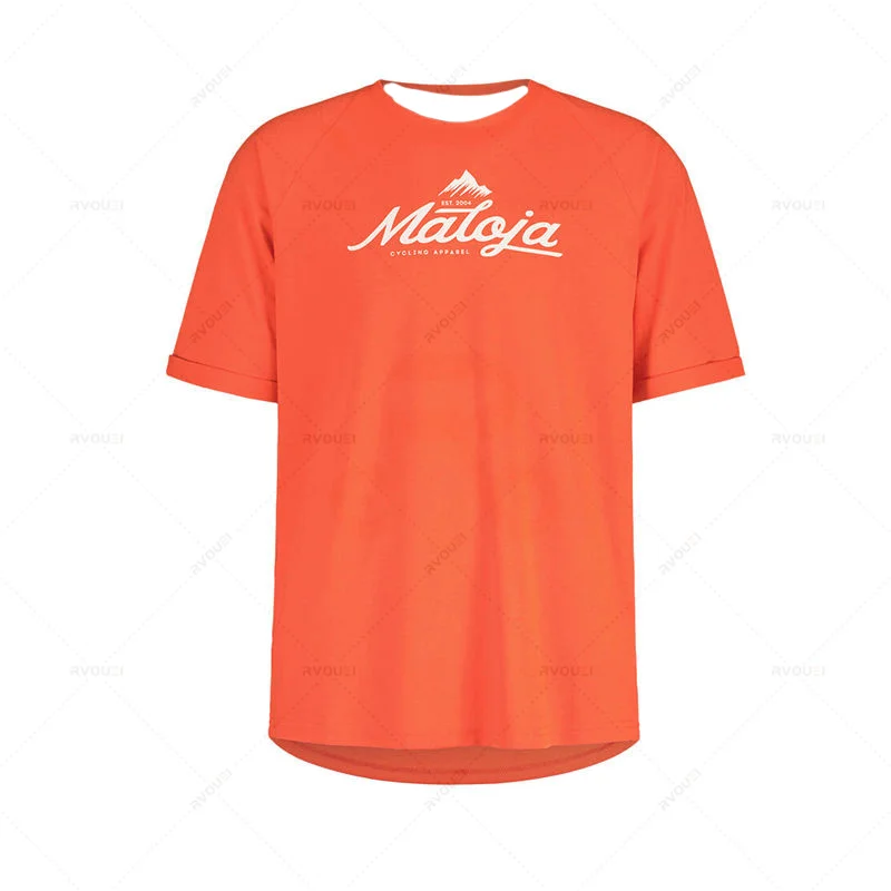 Maloja-Motocross-Trikot für Herren und Jungen, MTB-Shirt, schnell trocknend, T-Shirt, Downhill-Trikot, Enduro, Radfahren, Berg, Santa, DH, Motorrad