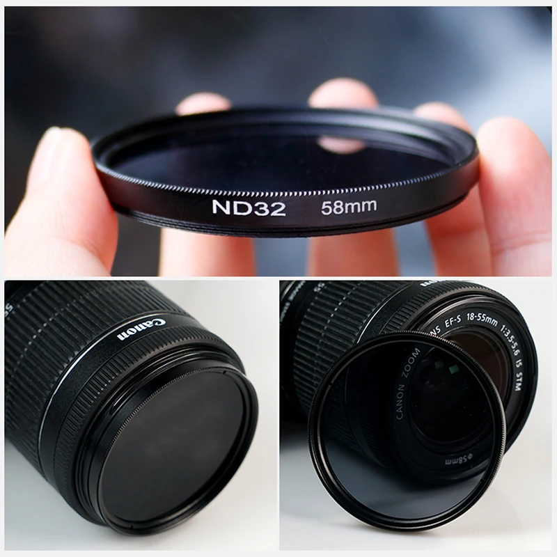 MRC ND Filter Neutral Density Filter ND2 ND4 ND8 ND16 ND32 ND64 ND1000 37 40.5 43 46 49 52 55 58mm 62mm 67mm 72mm 77mm 82mm 95mm