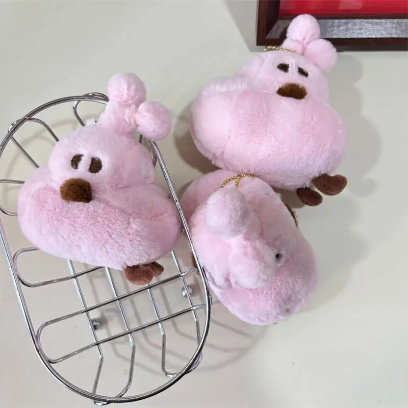 1/2 PCS Leuke Cartoon Grappige Roze Onderzeeër Schepen Pluche Pop Knuffel Sleutelhanger Tas Hanger Creatieve Rugzak Hang Ornament Gift